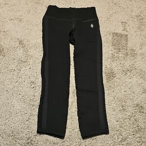 Free People Movement Black Ribbed Leggings Size S
